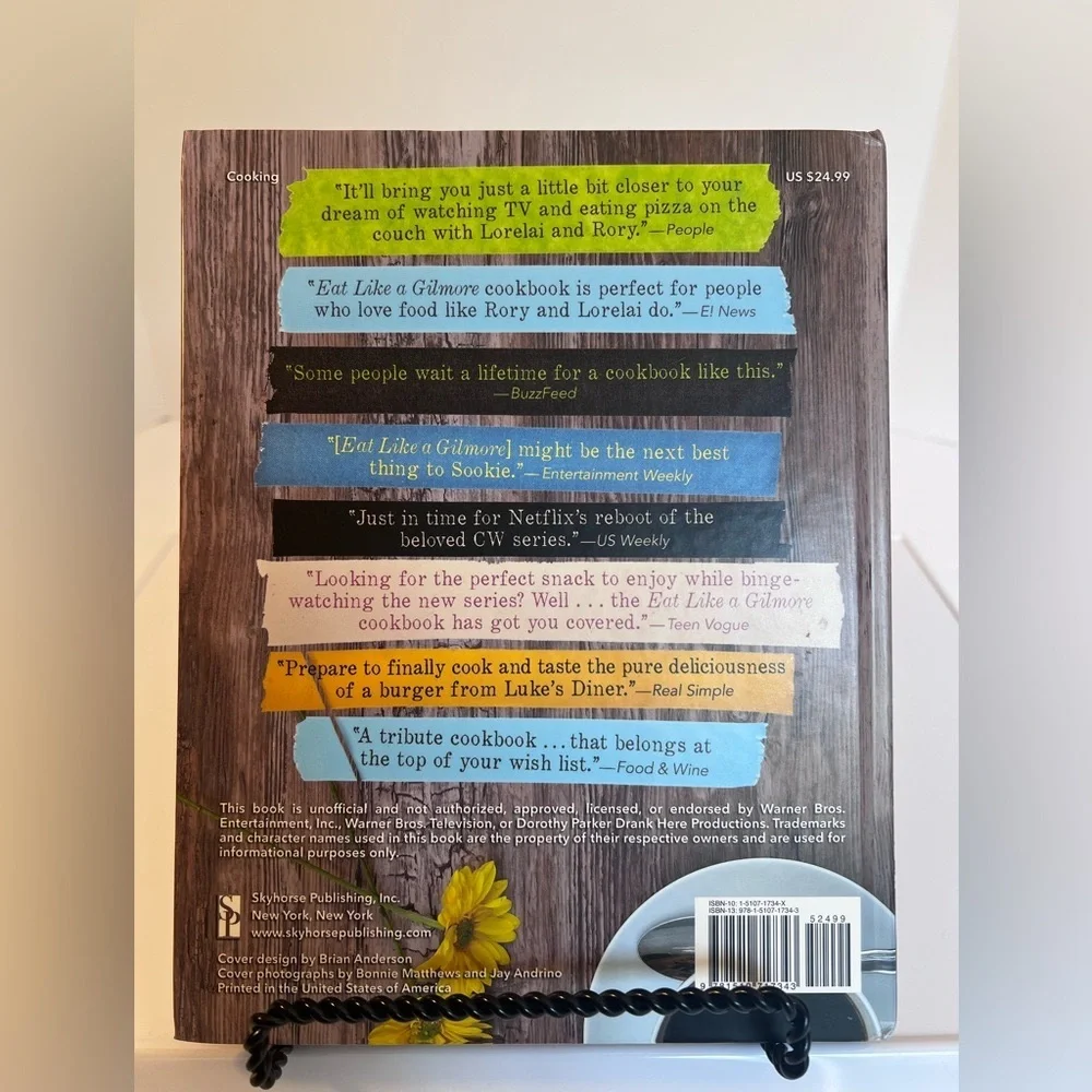 “Eat Like a Gilmore” the Unofficial Cookbook for Fans of the Gilmore Girls.